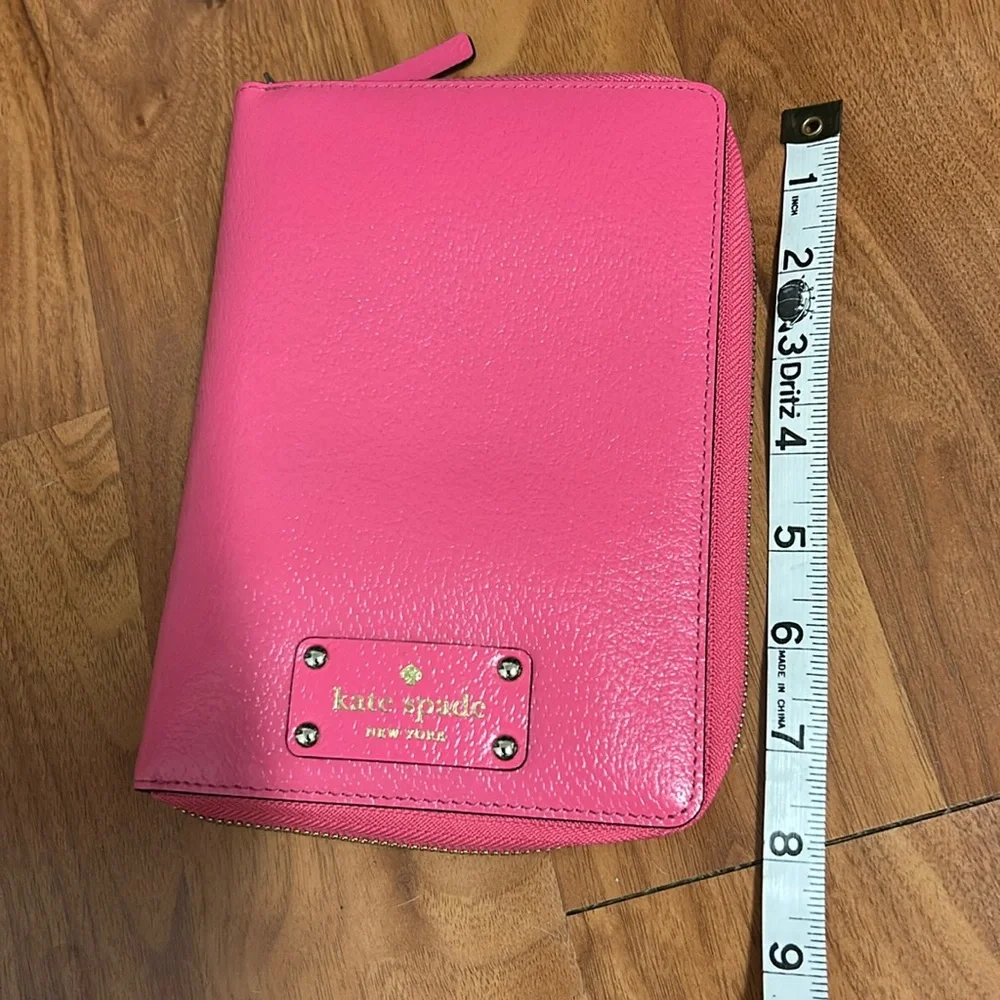 Kate Spade Wellesley Pink Leather Calendar Planner Agenda